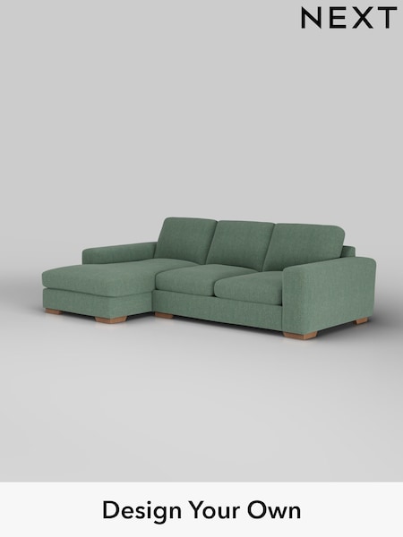 Chunky Texture/Mid Forest Green Houghton Deep Sit (H34820) | £2,050