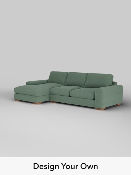 Chunky Texture/Mid Forest Green Houghton Deep Sit (H34820) | £2,250