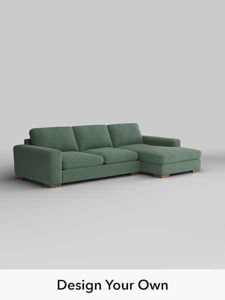 Chunky Texture/Mid Forest Green Houghton Deep Sit (H34820) | £2,250