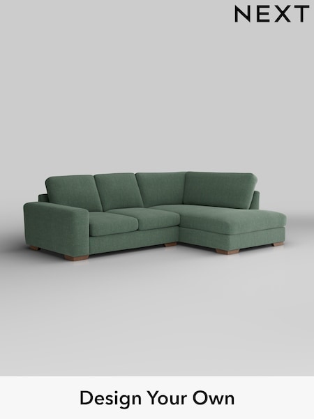 Chunky Texture/Mid Forest Green Houghton Deep Sit (H34820) | £2,099