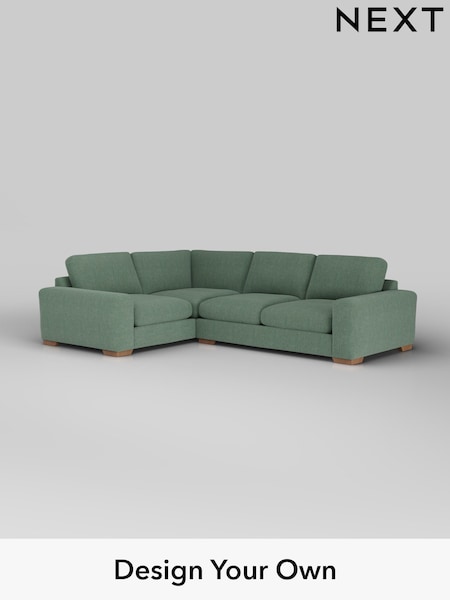 Chunky Texture/Mid Forest Green Houghton Deep Sit (H34820) | £2,575