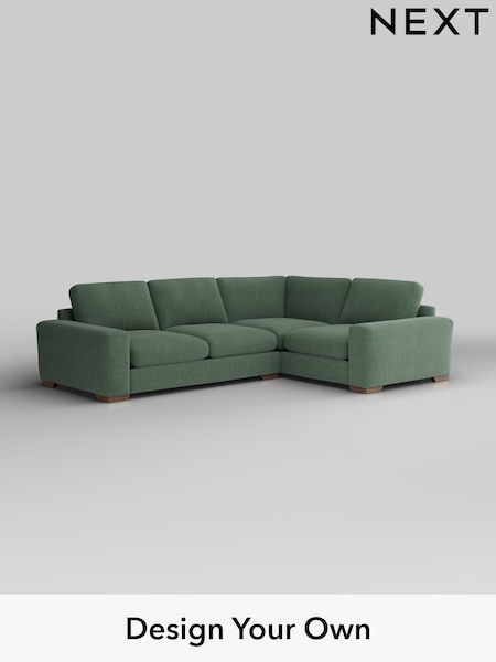 Chunky Texture/Mid Forest Green Houghton Deep Sit (H34820) | £2,575