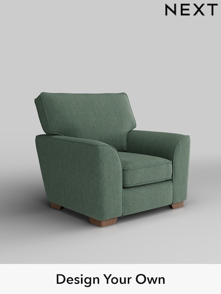 Chunky Texture/Mid Forest Green Stamford (H34827) | £750