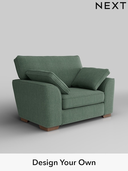 Chunky Texture/Mid Forest Green Stamford (H34827) | £850