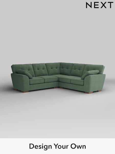 Chunky Texture/Mid Forest Green Stamford Buttoned Back (H34828) | £2,425