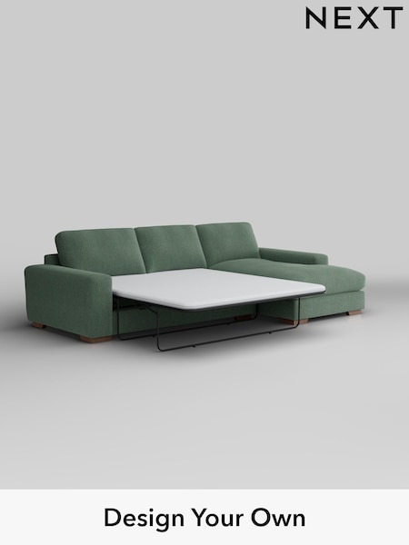 Chunky Texture/Mid Forest Green Houghton Deep Relaxed Sit (H34830) | £2,825