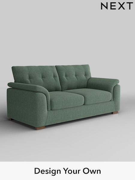 Chunky Texture/Mid Forest Green Hayden Buttoned Back (H34831) | £1,225