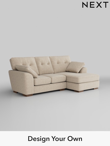 Chunky Weave/Cream Stamford Buttoned Back (H34834) | £1,775