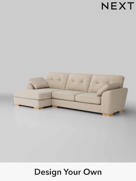 Chunky Weave/Cream Stamford Buttoned Back (H34834) | £2,025