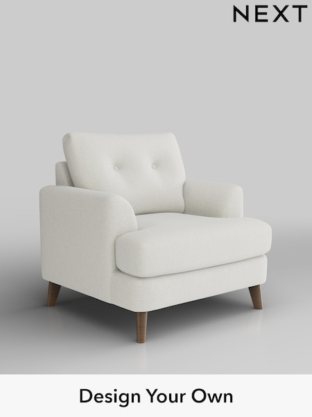 Chunky Texture/Oyster Parker Buttoned Back (H34846) | £925