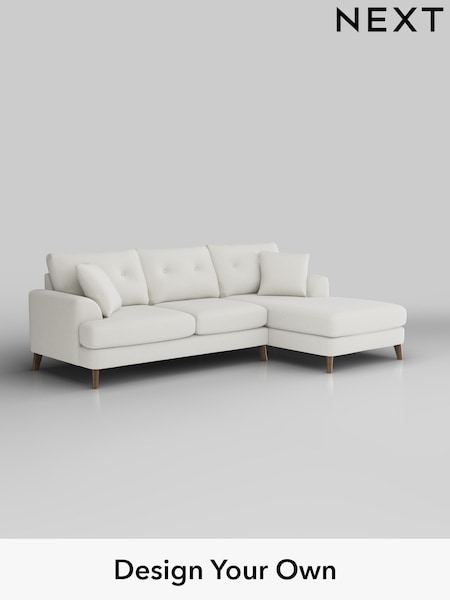 Chunky Texture/Oyster Parker Buttoned Back (H34846) | £2,199