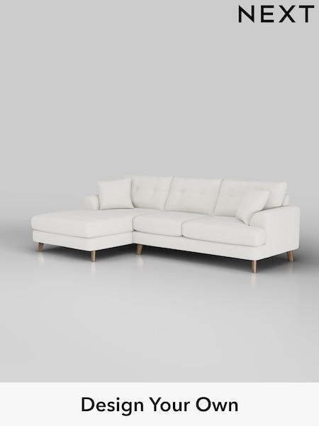 Chunky Texture/Oyster Parker Buttoned Back (H34846) | £2,350