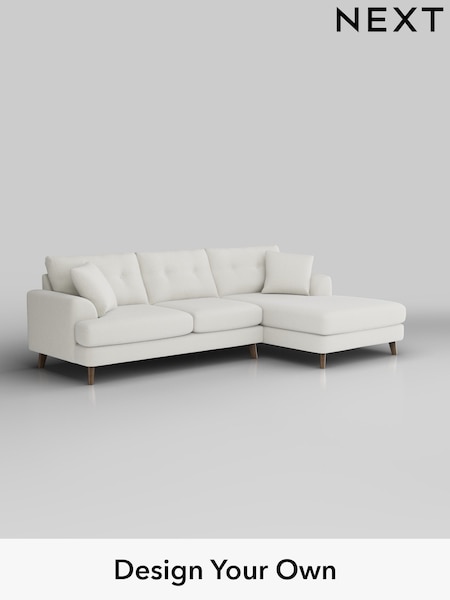 Chunky Texture/Oyster Parker Buttoned Back (H34846) | £2,350