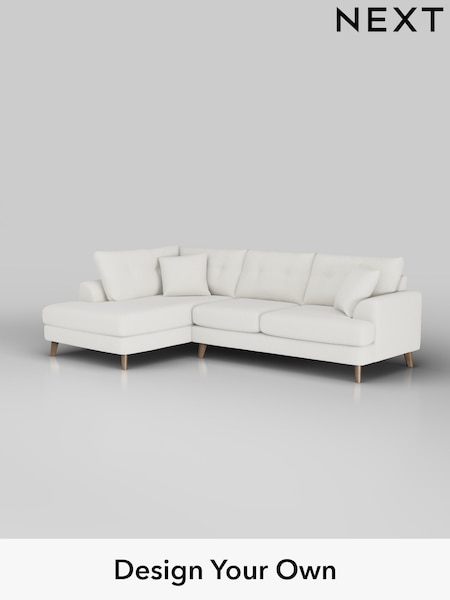 Chunky Texture/Oyster Parker Buttoned Back (H34846) | £2,325