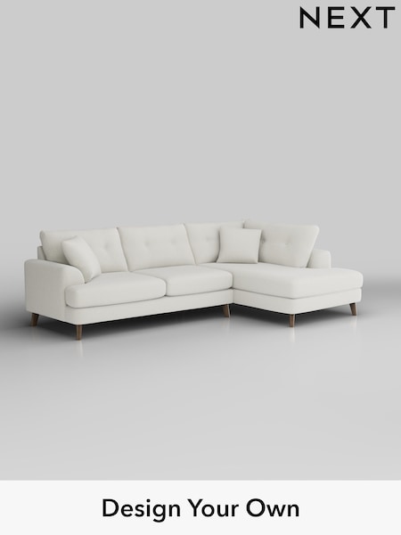 Chunky Texture/Oyster Parker Buttoned Back (H34846) | £2,425