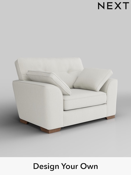 Chunky Texture/Oyster Stamford Buttoned Back (H34847) | £899