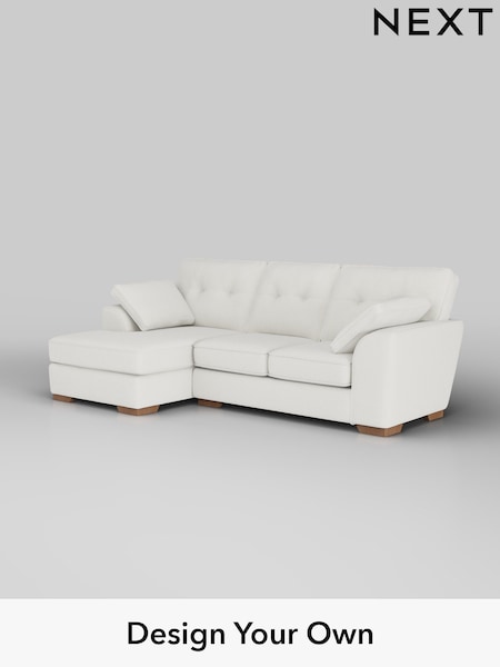Chunky Texture/Oyster Stamford Buttoned Back (H34847) | £1,875