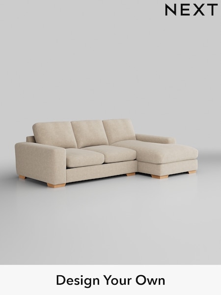 Chunky Weave/Cream Houghton Deep Relaxed Sit (H34858) | £2,125