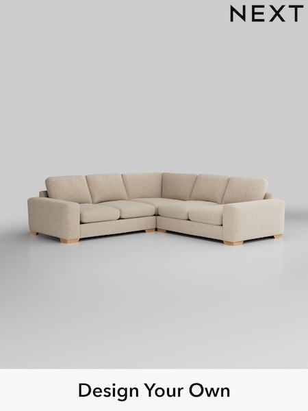Chunky Weave/Cream Houghton Deep Relaxed Sit (H34858) | £2,825