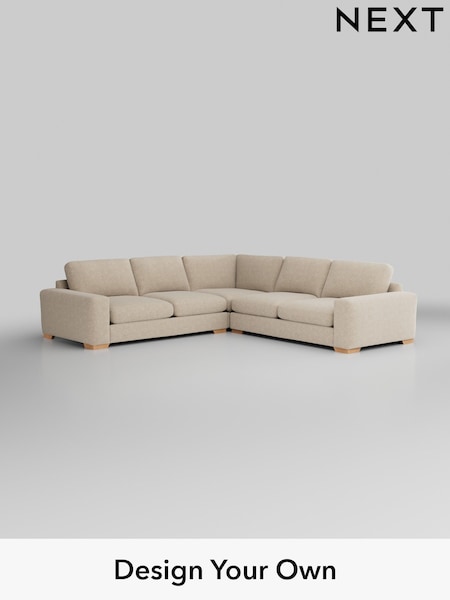 Chunky Weave/Cream Houghton Deep Relaxed Sit (H34858) | £2,925