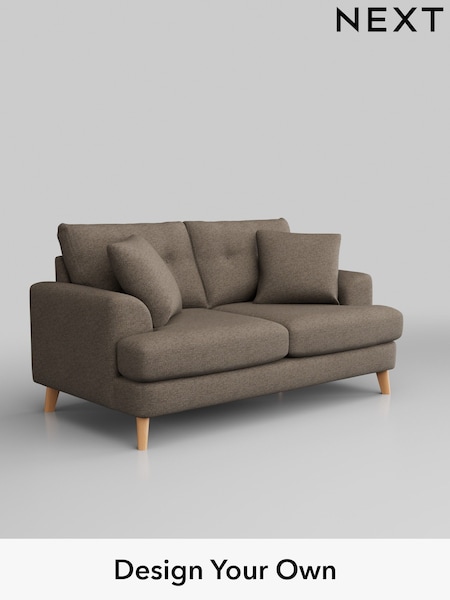 Chunky Weave/Dark Natural Parker Buttoned Back (H34869) | £1,325