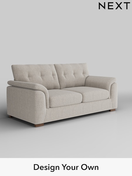 Chunky Weave/Dove Grey Hayden Buttoned Back (H34873) | £1,225