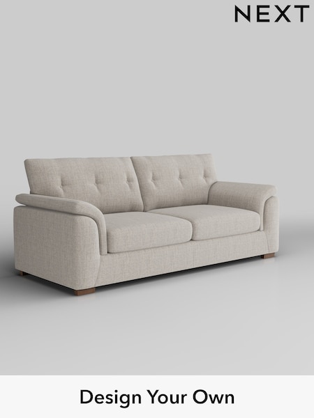 Chunky Weave/Dove Grey Hayden Buttoned Back (H34873) | £1,325