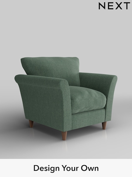 Chunky Texture/Mid Forest Green Hartley Relaxed Sit (H34876) | £825