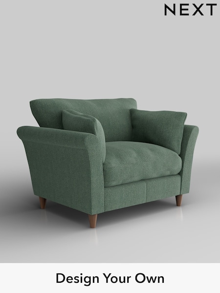 Chunky Texture/Mid Forest Green Hartley Relaxed Sit (H34876) | £925