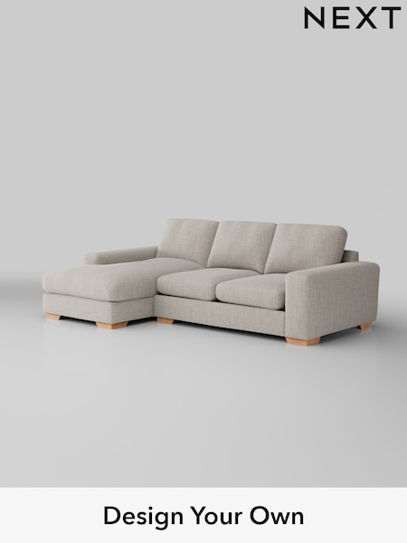 Chunky Weave/Dove Grey Houghton Deep Relaxed Sit (H34877) | £2,125