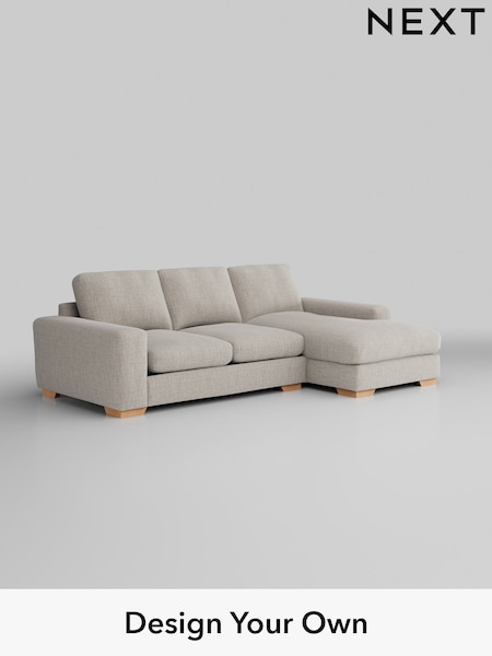 Chunky Weave/Dove Grey Houghton Deep Relaxed Sit (H34877) | £2,125
