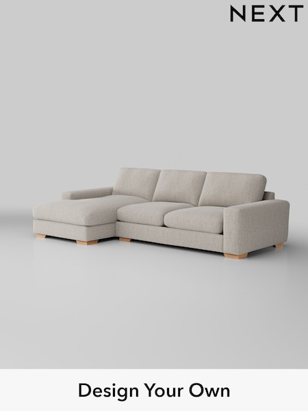 Chunky Weave/Dove Grey Houghton Deep Relaxed Sit (H34877) | £2,325