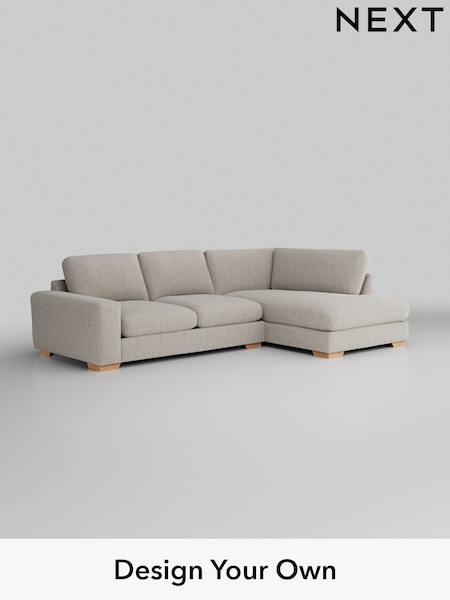 Chunky Weave/Dove Grey Houghton Deep Relaxed Sit (H34877) | £2,250