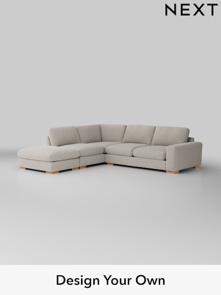 Chunky Weave/Dove Grey Houghton Deep Relaxed Sit (H34877) | £2,675