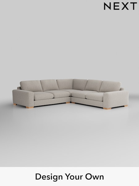 Chunky Weave/Dove Grey Houghton Deep Relaxed Sit (H34877) | £2,925