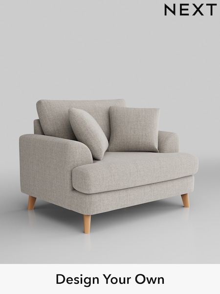 Chunky Weave/Dove Grey Parker (H34882) | £975