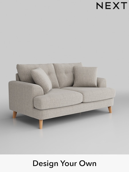 Chunky Weave/Dove Grey Parker Buttoned Back (H34884) | £1,325