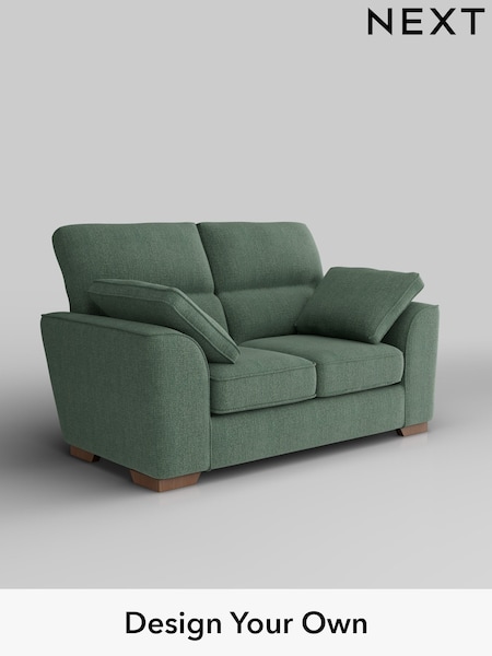 Chunky Texture/Mid Forest Green Stamford Highback (H34885) | £1,099