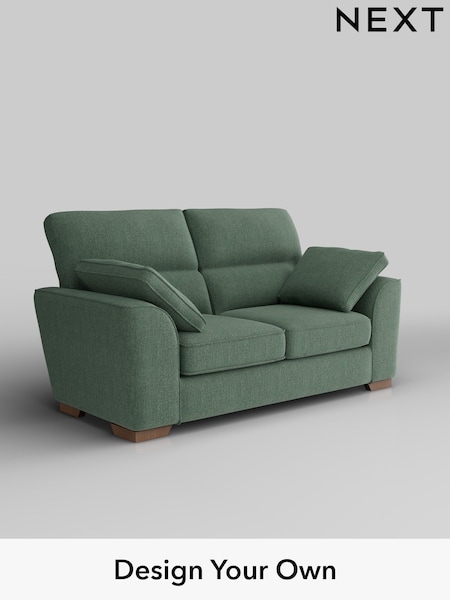 Chunky Texture/Mid Forest Green Stamford Highback (H34885) | £1,199