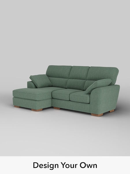 Chunky Texture/Mid Forest Green Stamford Highback (H34885) | £1,775