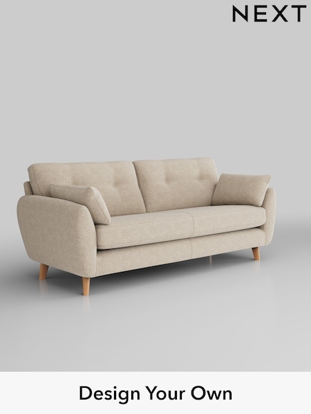 Chunky Weave/Cream Wilson Buttoned Back (H34889) | £1,150