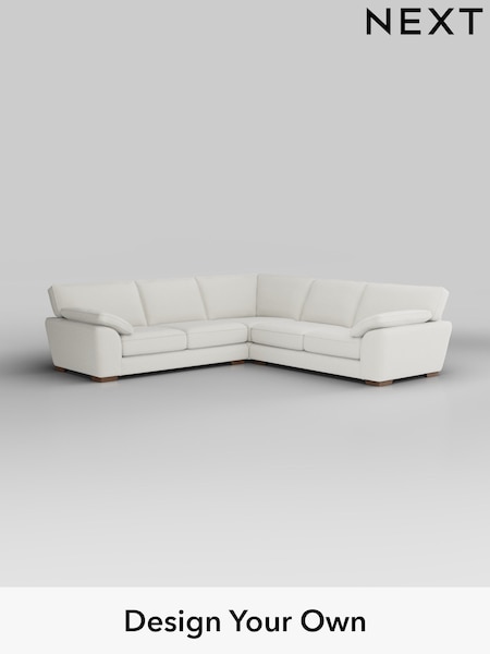 Chunky Texture/Oyster Stamford Grand Relaxed Sit (H34892) | £3,025