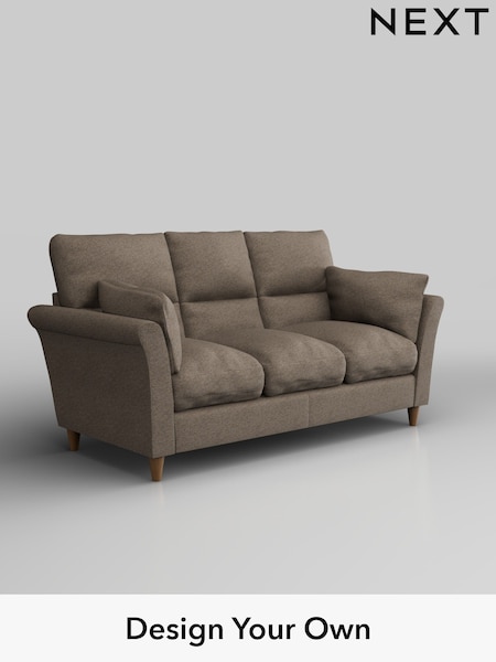 Chunky Weave/Dark Natural Hartley Highback Relaxed Sit (H34895) | £1,325