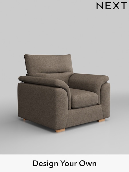 Chunky Weave/Dark Natural Hayden Highback (H34896) | £750