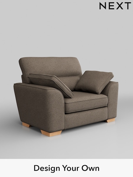 Chunky Weave/Dark Natural Stamford Highback (H34901) | £899