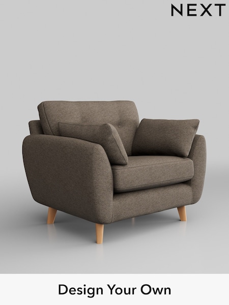Chunky Weave/Dark Natural Wilson Buttoned Back (H34902) | £699