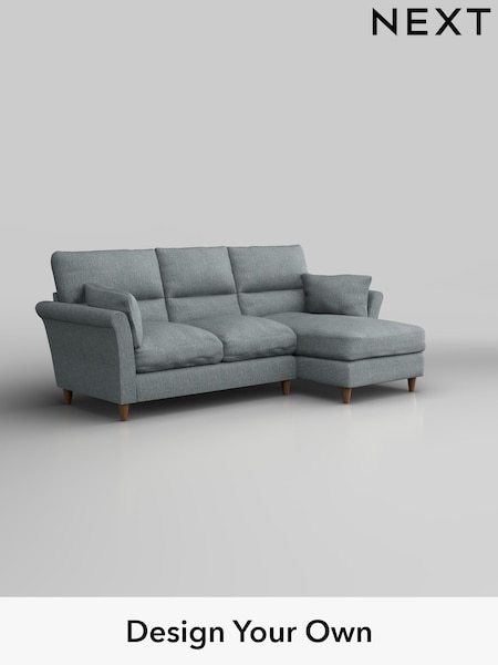 Chunky Weave/Mid Blue Hartley Highback Relaxed Sit (H34907) | £1,950