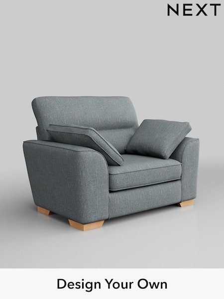 Chunky Weave/Mid Blue Stamford Highback (H34909) | £899