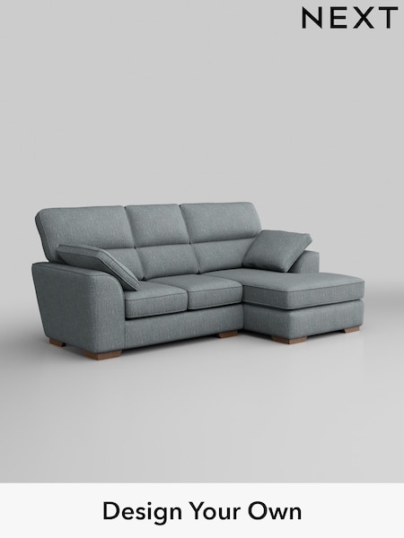 Chunky Weave/Mid Blue Stamford Highback (H34909) | £2,025