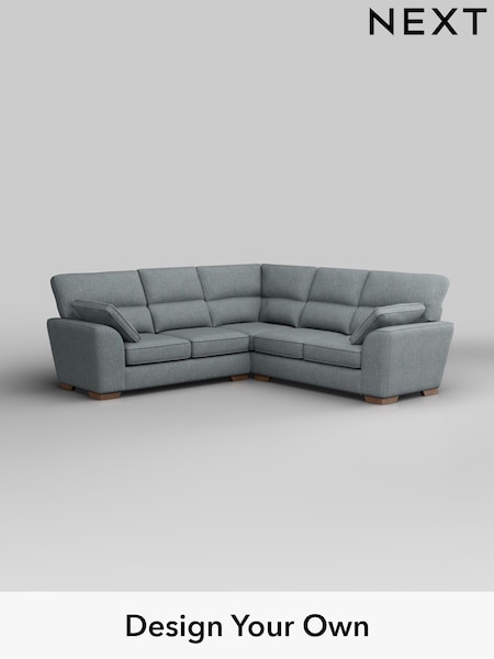 Chunky Weave/Mid Blue Stamford Highback (H34909) | £2,425